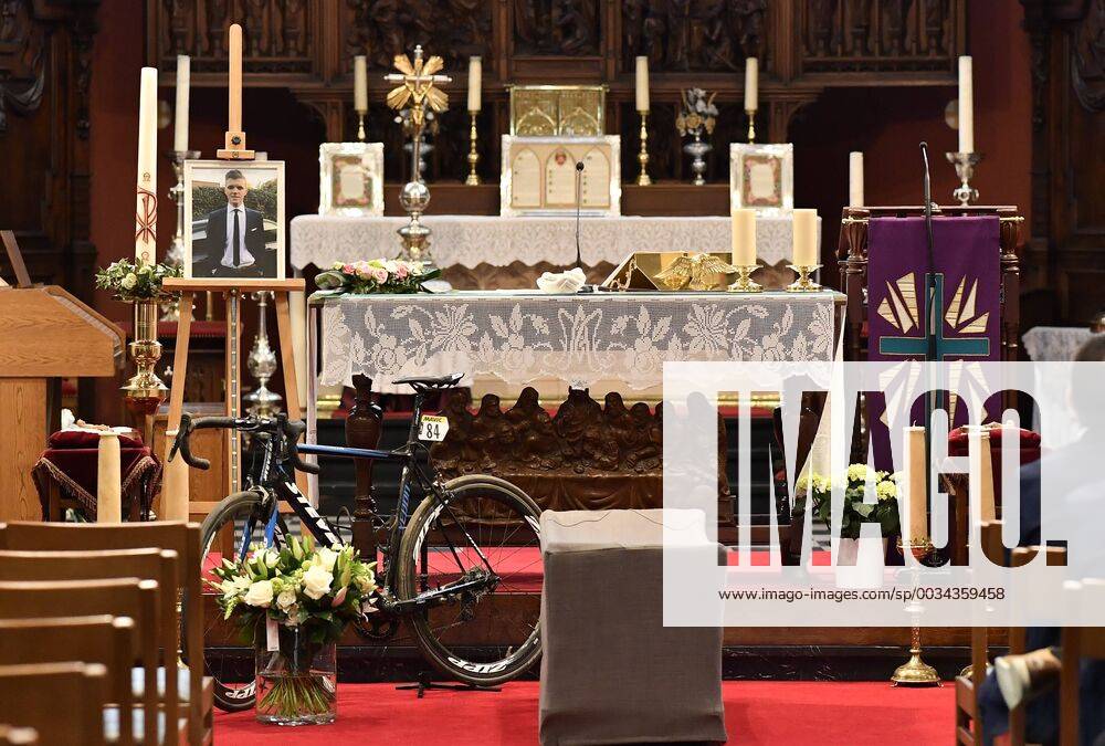 - SPORT Illustration picture shows the funeral ceremony for cyclist Michael Goolaerts, Tuesday 24 April 2018 in Hallaar, Heist-Op-Den-Berg. Michael Goolaerts died after a crash in the Paris-Roubaix race on Sunday 8 April 2018, he was 23 years old. DIRKxWAEM x05335347x