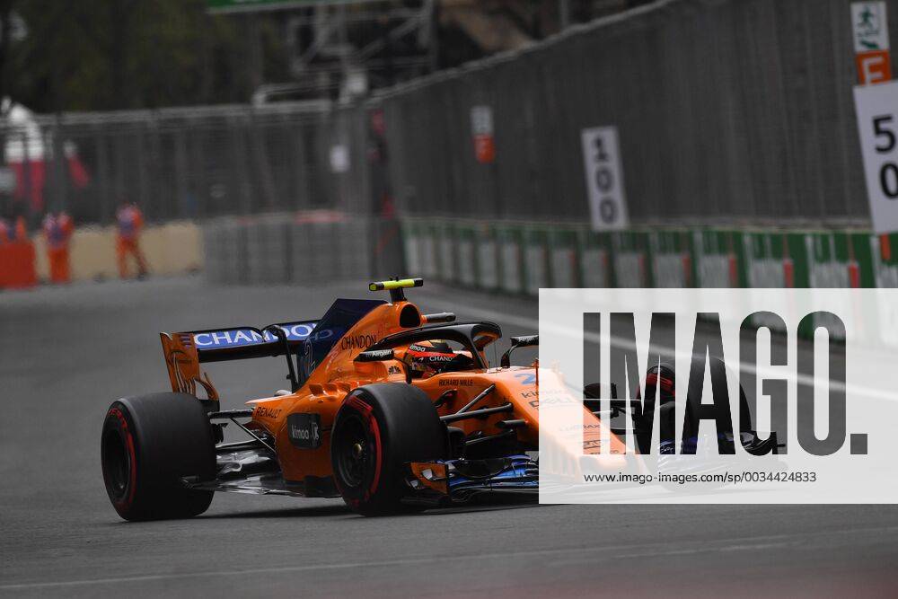 Stoffel Vandoorne, McLaren Renault, formula 1 GP, Baku Aserbaidschan 28.04.2018 Photo:mspb Jerry Andre Stoffel Vandoorne, formula 1 GP, Aserbaidschan 2018