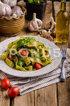 Pasta with basil pesto, very simple and delicious. Pesto from olive oil, basil, nuts and parmasan pasta, pesto, food, basil, sauce, italian, green, spaghetti, plate, healthy, spinach, tagliatelle, white, dish, cheese, cuisine, meal, cooking, herb, tasty, traditional, italy, gourmet, dinner, lunch, restaurant, oil, parmesan, fresh, background, eating, leaf, fettuccine, homemade, diet, garlic, vegetarian, closeup, vegetable, photography, mediterranean, parmasan, milan, olive, bio, organic