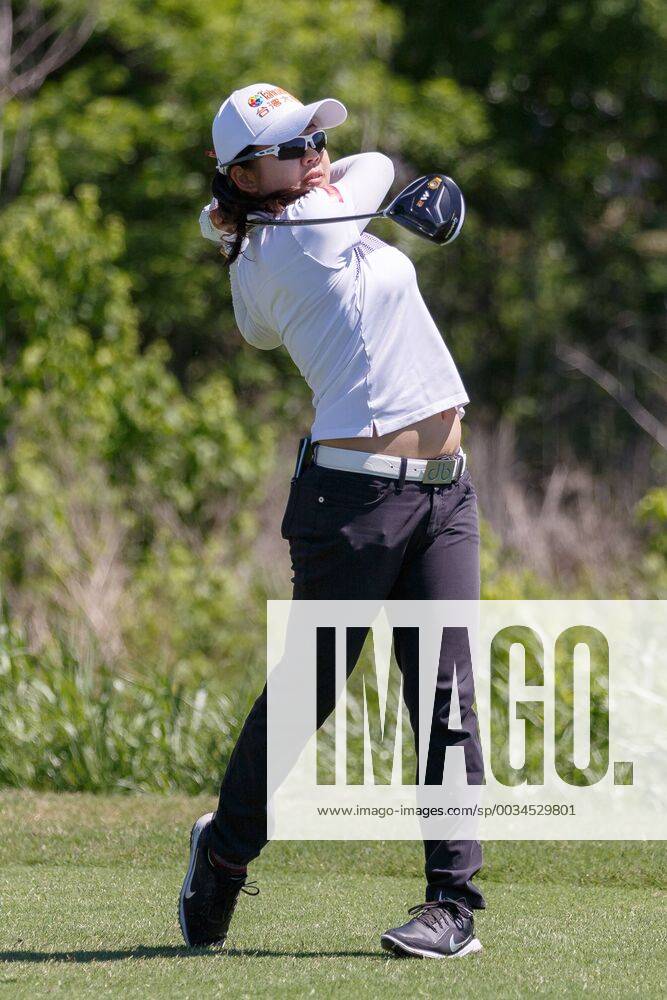 THE COLONY, TX - MAY 05: Peiyun Chen of Taiwan hits her tee shot on 4 during the LPGA Golf Damen Volunteers of America Texas Classic on May 5, 2018 at the Old American Golf Club in The Colony, TX. (Photo by Andrew Dieb Icon Sportswire) GOLF: MAY 05 LPGA - Volunteers of America Texas Classic Icon180505011