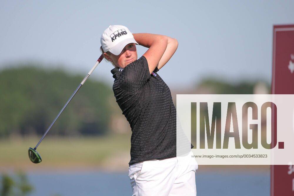 THE COLONY, TX - MAY 05: Stacy Lewis (USA) hits from the 6th tee during the Volunteers of America LPGA Golf Damen Texas Classic on May 5, 2018 at the Old American Golf Club in The Colony, TX. (Photo by George Walker Icon Sportswire) GOLF: MAY 05 LPGA - Volunteers of America Texas Classic Icon18050528