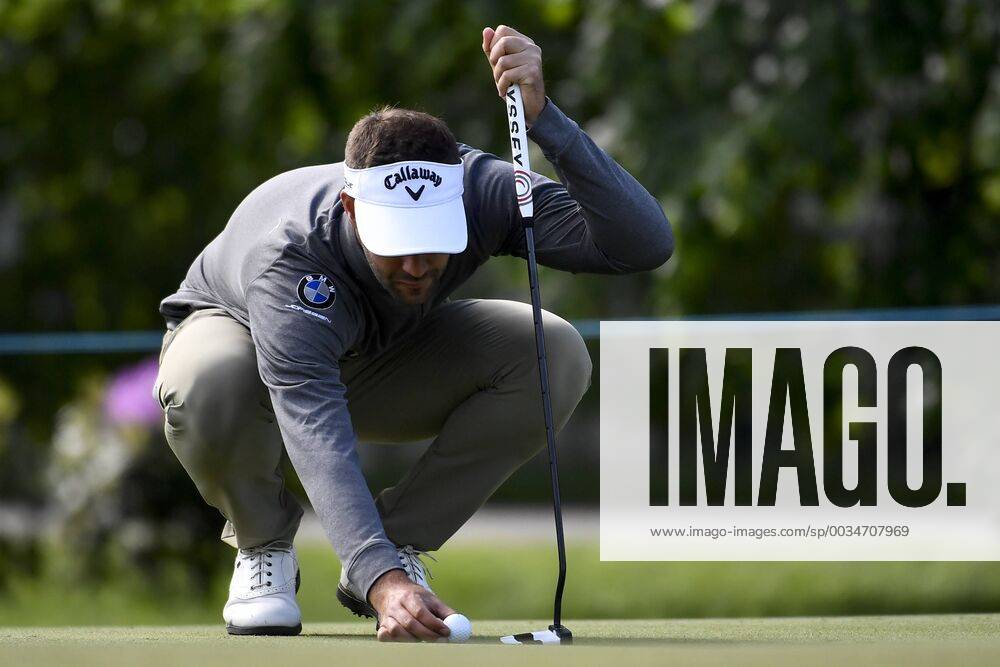 Belgian Christopher Mivis pictured in action during the first round (out of four) of the Belgian Knockout golf tournament in Schilde, part of the European Tour, Thursday 17 May 2018. DIRKxWAEM x05347537x