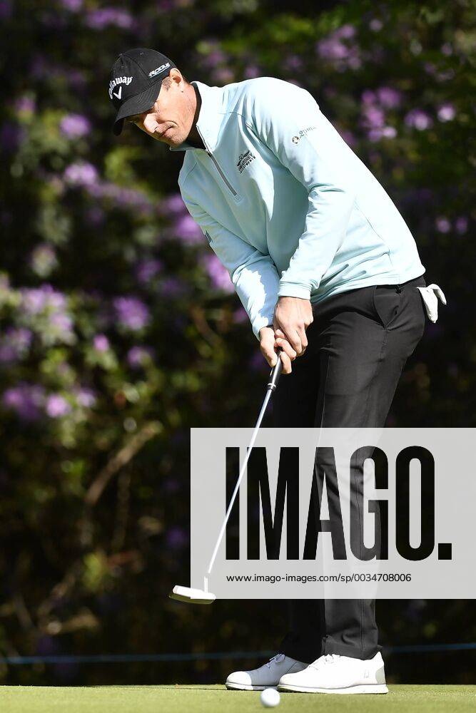 Belgian Nicolas Colsaerts pictured in action during the first round (out of four) of the Belgian Knockout golf tournament in Schilde, part of the European Tour, Thursday 17 May 2018. DIRKxWAEM x05347551x