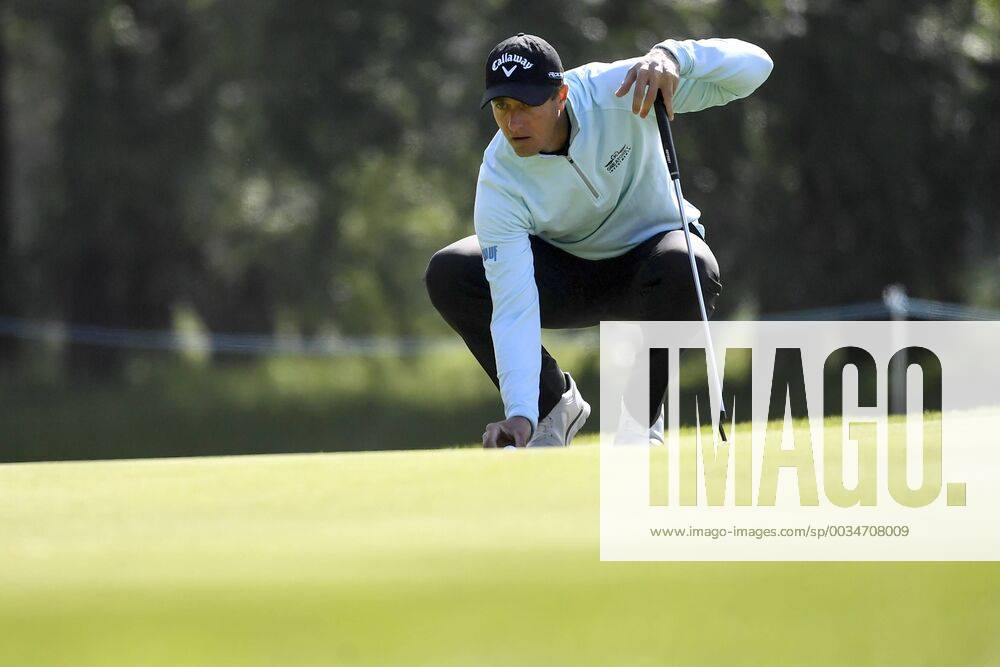 Belgian Nicolas Colsaerts pictured in action during the first round (out of four) of the Belgian Knockout golf tournament in Schilde, part of the European Tour, Thursday 17 May 2018. DIRKxWAEM x05347554x