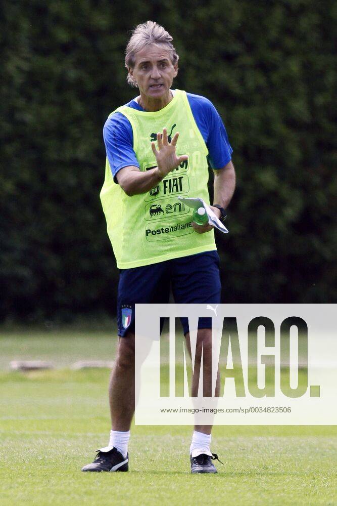 IPP20180524 Football - soccer: FIFA World Cup WM Weltmeisterschaft Fussball 2018 Russia, Preparation national team Nationalteam Of Italy, Roberto Mancini allenatore italia (Verwendung nur in Deutschland - GERMANY ONLY) *** IPP20180524 Football soccer FIFA World Cup 2018 Russia National Team Of Italy Roberto Mancini allenatore italia Only used in Germany GERMANY ONLY