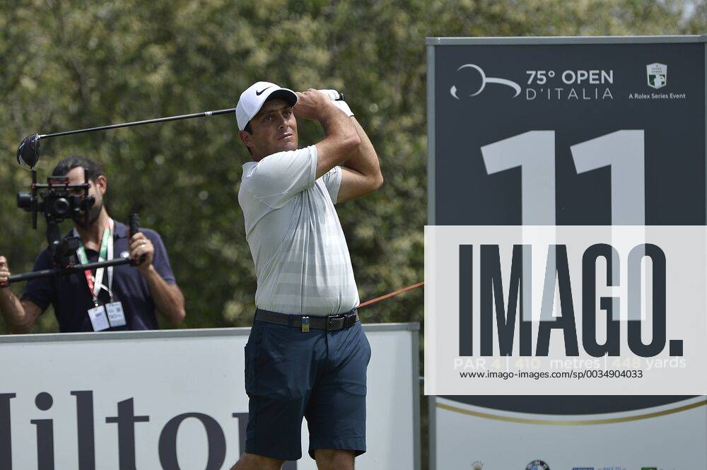 Photo Richard Morgano - LaPresse 30 May 2018 - Brescia (Italy) Golf Garda Golf - Soiano del Garda 75& xb0; Open D Italia Rolex Pro-AM In the pic: Francesco Molinari