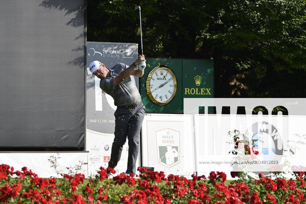 Photo Richard Morgano - LaPresse 28 May 2018 - Brescia (Italy) Golf Garda Golf - Soiano del Garda 75& xb0; Open D Italia Round 1 In the pic: Lee Westwood
