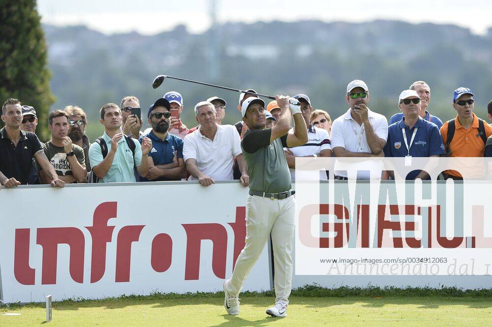 Photo Richard Morgano - LaPresse 28 May 2018 - Brescia (Italy) Golf Garda Golf - Soiano del Garda 75& xb0; Open D Italia Round 1 In the pic: Francesco Molinari