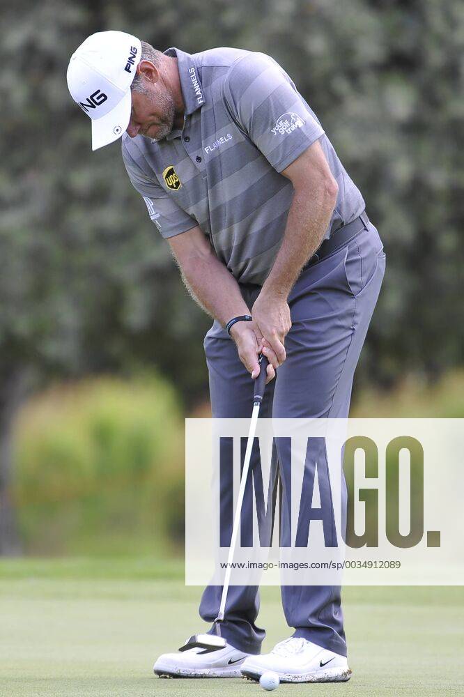 Photo Richard Morgano - LaPresse 28 May 2018 - Brescia (Italy) Golf Garda Golf - Soiano del Garda 75& xb0; Open D Italia Round 1 In the pic: Lee Westwood