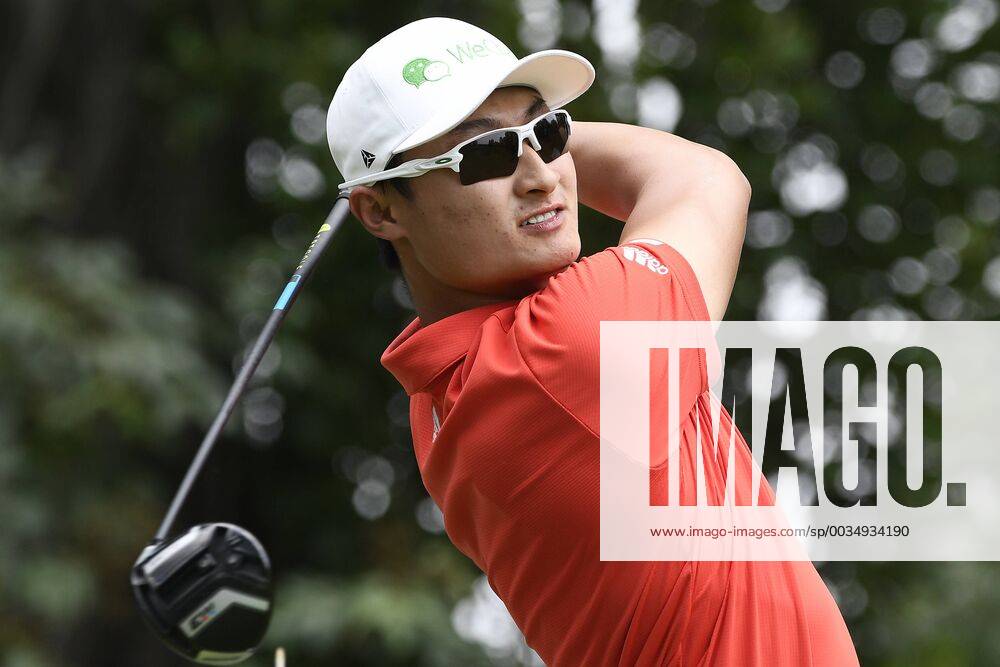 Photo Richard Morgano - LaPresse 02 June 2018 - Brescia (Italy) Golf Garda Golf - Soiano del Garda 75& xb0; Open D Italia Game 3 In the pic: Haotong Li