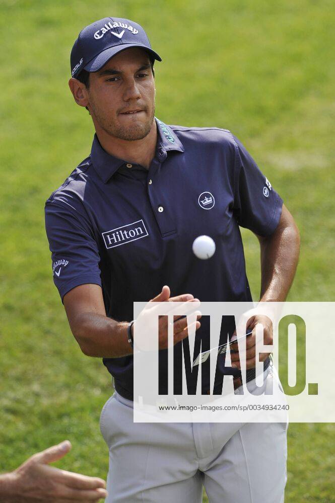 Photo Richard Morgano - LaPresse 02 June 2018 - Brescia (Italy) Golf Garda Golf - Soiano del Garda 75& xb0; Open D Italia Game 3 In the pic: Matteo Manassero