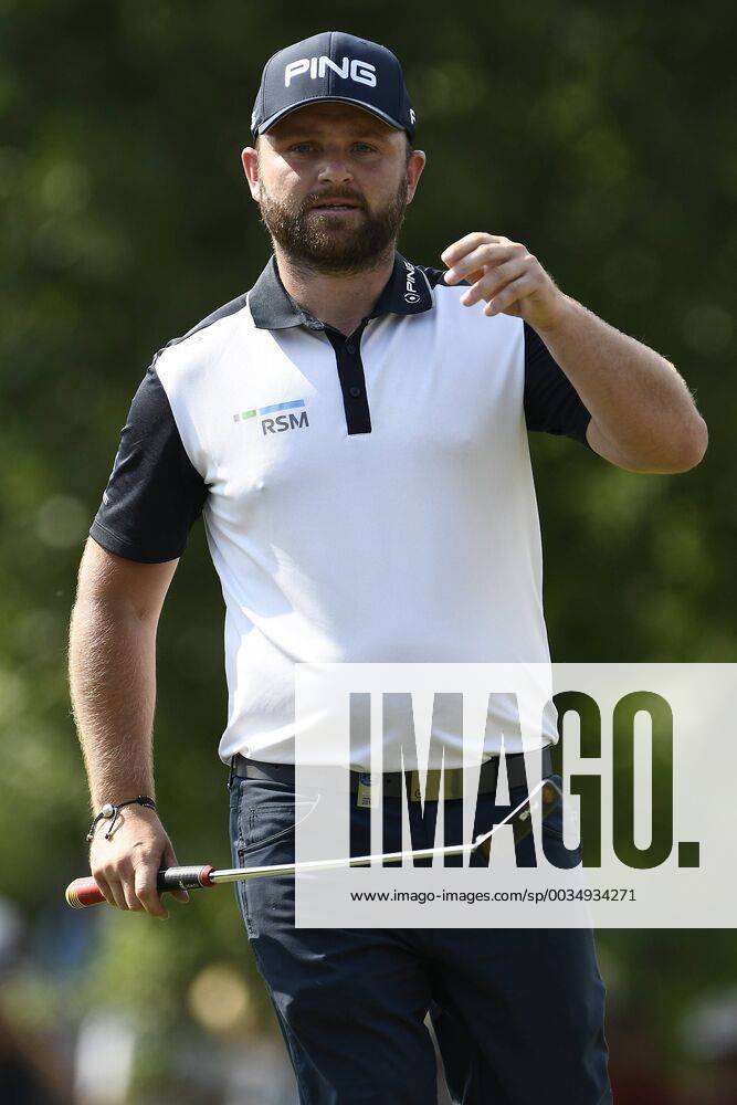 Photo Richard Morgano - LaPresse 02 June 2018 - Brescia (Italy) Golf Garda Golf - Soiano del Garda 75& xb0; Open D Italia Game 3 In the pic: Lee Slattery