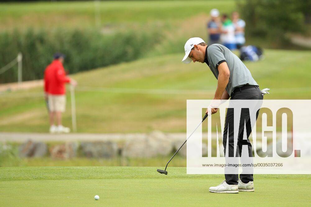 GOLF - PGA Golf Herren Shot Clock Masters 2018 ATZENBRUGG,AUSTRIA,08.JUN.18 - GOLF - PGA European Tour, Shot Clock Masters, Diamond Country Club. Image shows Lukas Nemecz (AUT). GEPAxpictures xChristianxWalgram