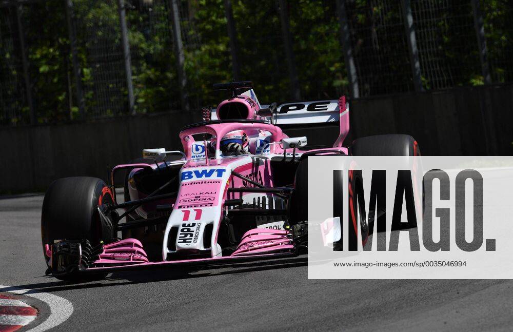 Sergio Perez, Sahara Force India F1, formula 1 GP, Kanada in Montreal, 08.06.2018 Photo:mspb Jerry Andre Sergio Perez, formula 1 GP, Kanada, 2018