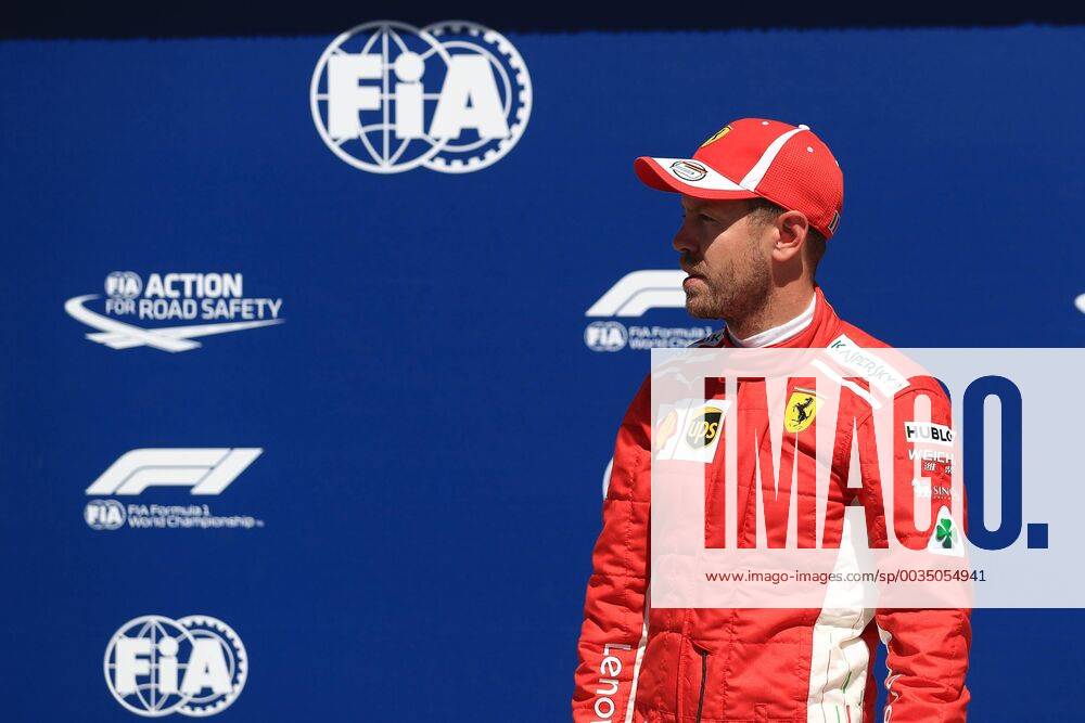 9th June 2018, Circuit Gilles-Villeneuve, Montreal, Canada; Canadian Formula One Grand Prix, qualification; Scuderia Ferrari, Sebastian Vettel takes pole ActionPlus12035030 Octane