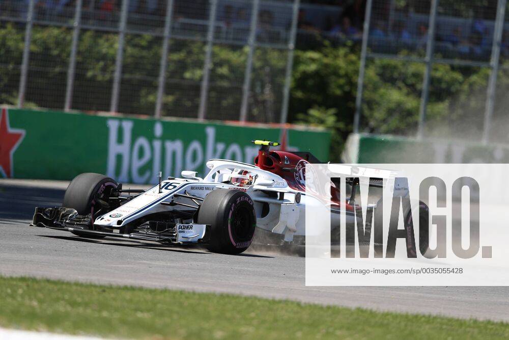 9th June 2018, Circuit Gilles-Villeneuve, Montreal, Canada; Canadian Formula One Grand Prix, qualification; Alfa Romeo Sauber F1 Team, Charles Leclerc ActionPlus12035120 Octane