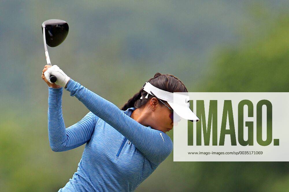 Belmont, Michigan, United States - Jessy Tang of Orlando, Florida hits from the 3rd tee during the second round of the Meijer LPGA Golf Damen Classic golf tournament at Blythefield Country Club in Belmont, MI, USA Friday, June 15, 2018. Meijer LPGA Classic - Final Round - ZUMAn230 20180615_zaa_n230_1902