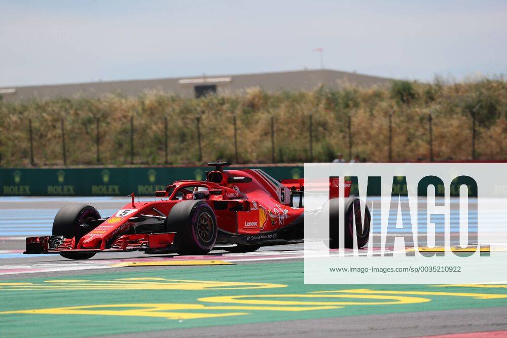 Photo4 LaPresse 22 06 2018 Paul Ricard, France Grand Prix Formula One France 2018 In the pic: free practice 1, Sebastian Vettel (GER) Scuderia Ferrari SF71H