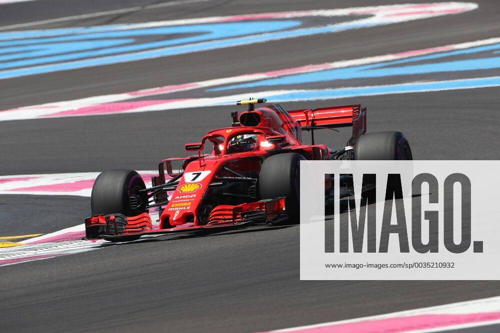 Photo4 LaPresse 22 06 2018 Paul Ricard, France Grand Prix Formula One France 2018 In the pic: free practice 1, Kimi Raikkonen (FIN) Scuderia Ferrari SF71H