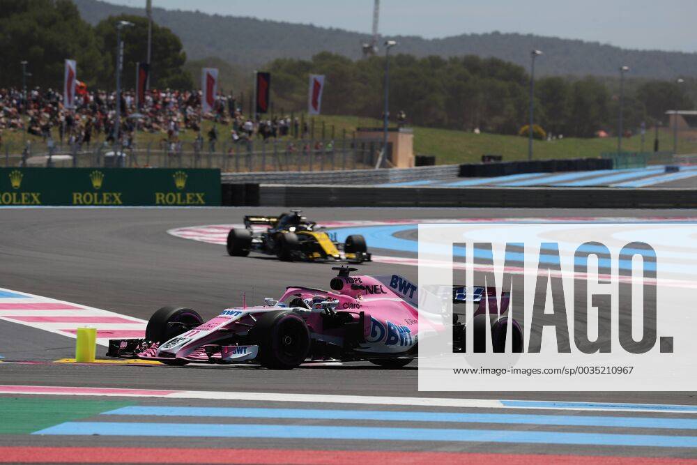 Photo4 LaPresse 22 06 2018 Paul Ricard, France Grand Prix Formula One France 2018 In the pic: free practice 1, Sergio Perez (MEX) Sahara Force India F1 VJM11