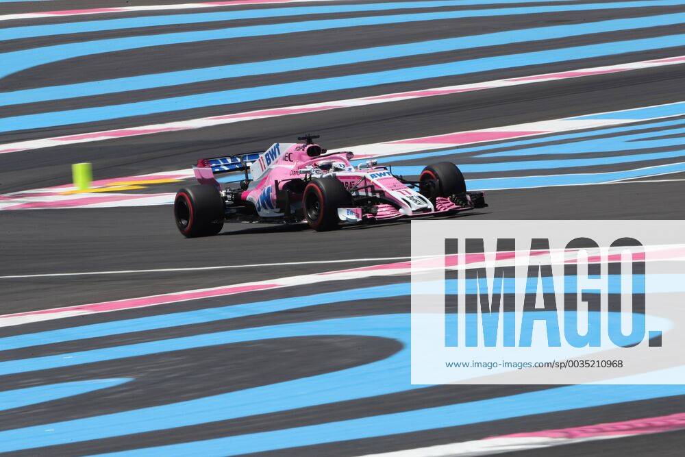 Photo4 LaPresse 22 06 2018 Paul Ricard, France Grand Prix Formula One France 2018 In the pic: free practice 1, Sergio Perez (MEX) Sahara Force India F1 VJM11