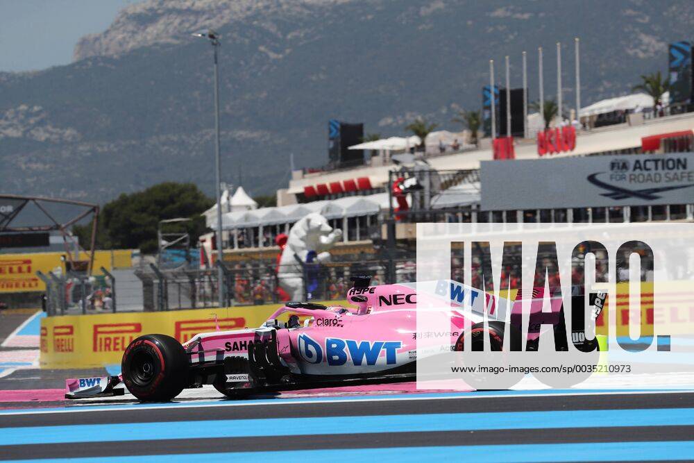 Photo4 LaPresse 22 06 2018 Paul Ricard, France Grand Prix Formula One France 2018 In the pic: free practice 1, Sergio Perez (MEX) Sahara Force India F1 VJM11