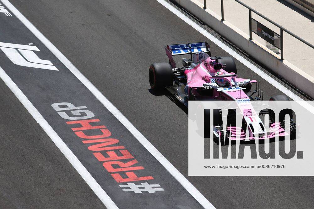 Photo4 LaPresse 22 06 2018 Paul Ricard, France Grand Prix Formula One France 2018 In the pic: free practice 1, Sergio Perez (MEX) Sahara Force India F1 VJM11