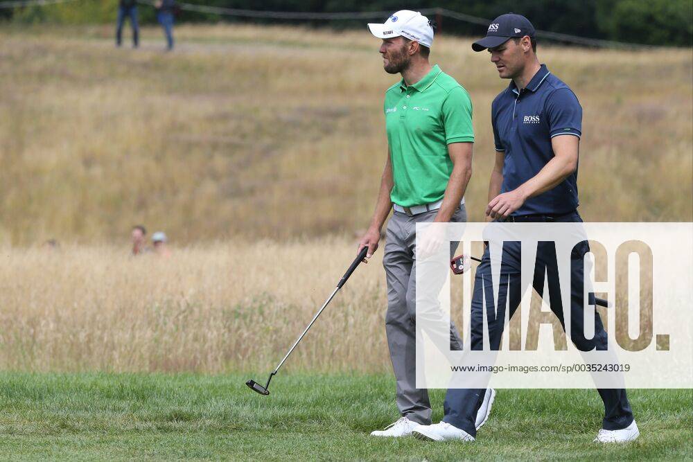 Martin Kaymer (GER) und Maximilian Kieffer (GER) auf Ihrer gemeinsamen Finalrunde, Deutsch Deutsche Finalrunde, 4. Tag, 30. BMW International Open, Golf, Golf Open, Gut Lärchenhof, Köln, 24.06.2018 BMW International Open , Golf Köln