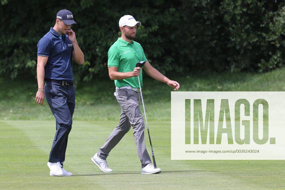 Martin Kaymer (GER) und Maximilian Kieffer (GER) auf Ihrer gemeinsamen Finalrunde, Deutsch Deutsche Finalrunde, 4. Tag, 30. BMW International Open, Golf, Golf Open, Gut Lärchenhof, Köln, 24.06.2018 BMW International Open , Golf Köln