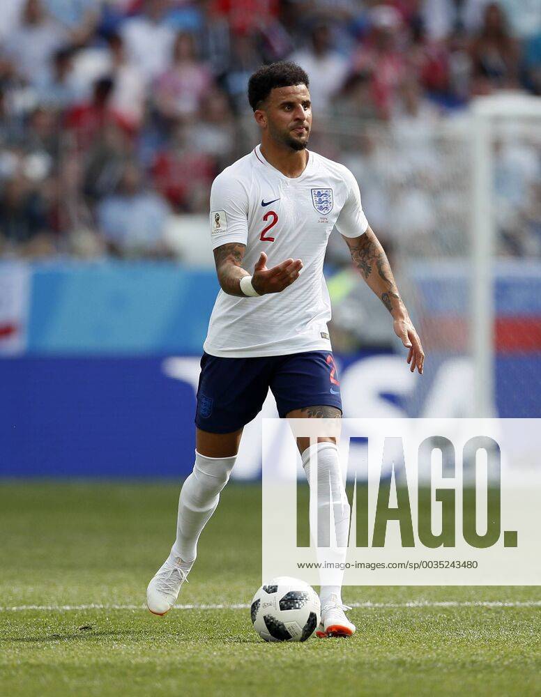 England s Kyle Walker in action during the FIFA World Cup WM Weltmeisterschaft Fussball 2018 Group G match at the Nizhny Novgorod Stadium, Nizhy Novgorod. Picture date 24th June 2018. Picture credit should read: David Klein Sportimage .