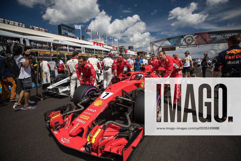 Kimi Raikkoenen (Scuderia Ferrari) Grosser Preis von Frankreich 2018, Rennen, Motorsport, Formel 1, 24.06.2018 Le Castellet