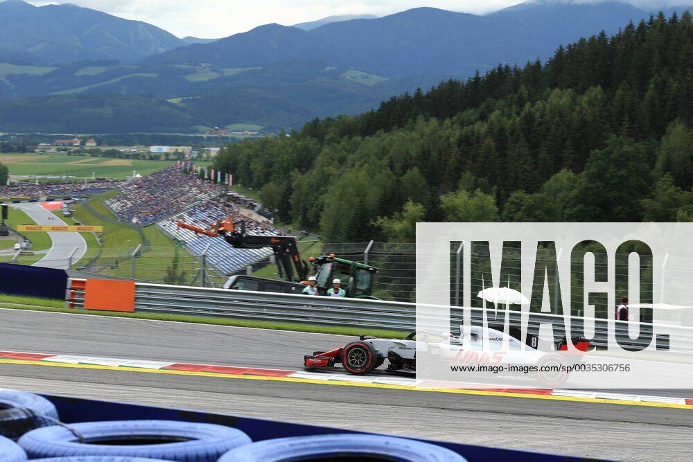 29th June 2018, Red Bull Ring, Spielberg, Austria; Austrian Formula One Grand Prix, Friday free practice; Haas F1 Team, Romain Grosjean ActionPlus12042501 Octane
