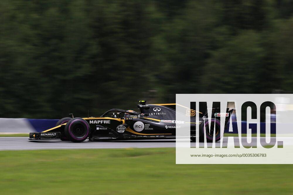 29th June 2018, Red Bull Ring, Spielberg, Austria; Austrian Formula One Grand Prix, Friday free practice; Renault F1 Team, Carlos Sainz ActionPlus12042538 Octane