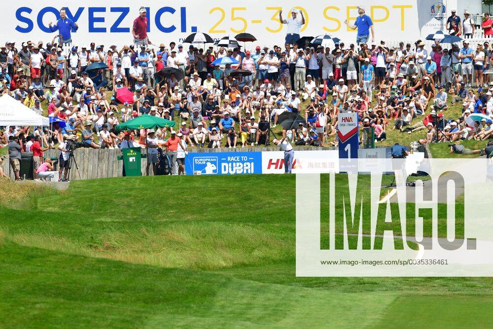 JUSTIN THOMAS (USA) GOLF : EUROPEAN TOUR - ROLEX SERIES - HNA OPEN DE FRANCE (FRA) - 01 07 2018 MPSAGENCY panoramic