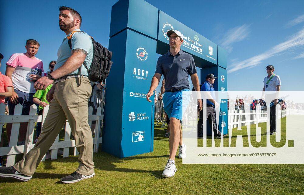 2018 Dubai Duty Free Irish Open - Pro Am, Ballyliffin Golf Club, Co. Donegal 4 7 2018 Rory McIlroy approaches the first tee Rory McIlroy approaches the first tee 4 7 2018
