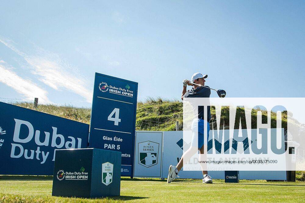 2018 Dubai Duty Free Irish Open - Pro Am, Ballyliffin Golf Club, Co. Donegal 4 7 2018 Rory McIlroy drives off the 4th tee Rory McIlroy drives off the 4th tee 4 7 2018