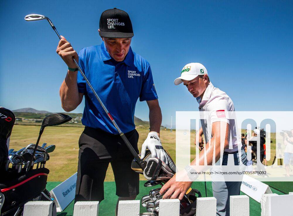 2018 Dubai Duty Free Irish Open - Pro Am, Ballyliffin Golf Club, Co. Donegal 4 7 2018 Kieran Donaghy and Paul Dunne at the GAA Challenge Kieran Donaghy and Paul Dunne at the GAA Challenge 4 7 2018