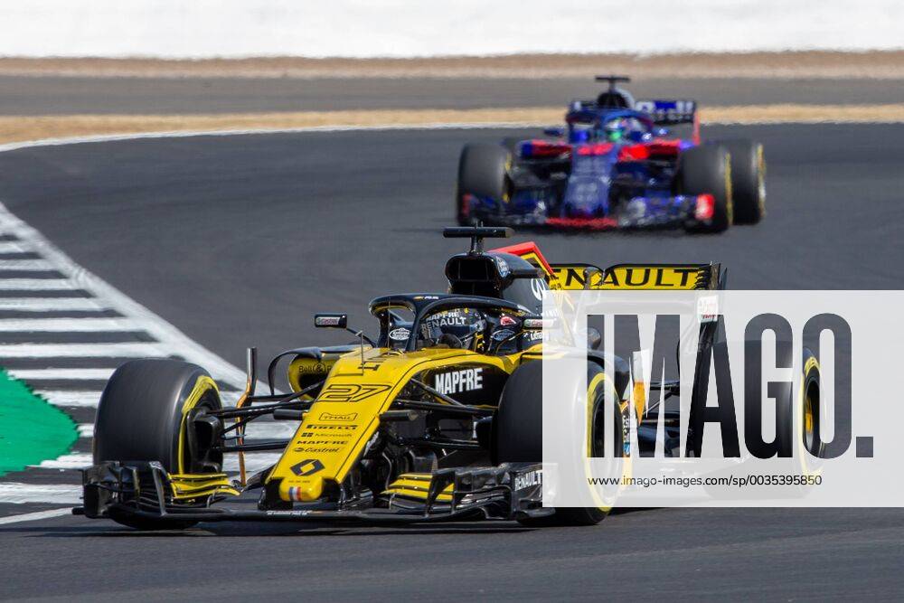 6th July 2018, Silverstone Circuit, Silverstone, England; British Formula One Grand Prix, Friday free practice; Nico Hulkenberg in his Renault Formula One Team Renault RS18 ActionPlus12044443 TimxWilliams