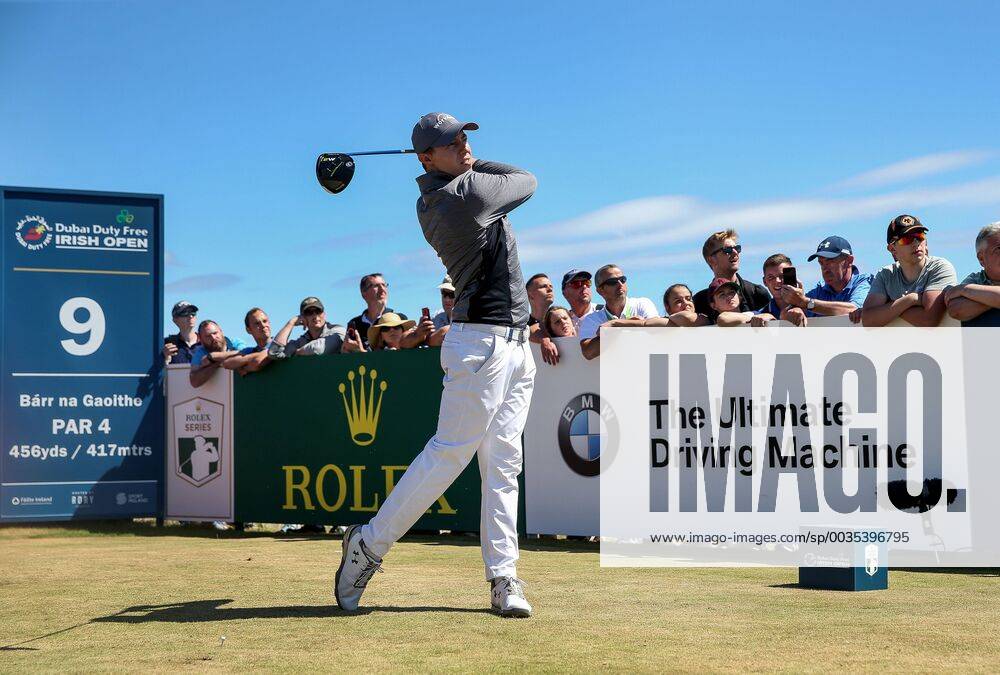 2018 Dubai Duty Free Irish Open - Day 2, Ballyliffin Golf Club, Co. Donegal 6 7 2018 Matthew Fitzpatrick tees off on the 9th hole Matthew Fitzpatrick tees off on the 9th hole 6 7 2018
