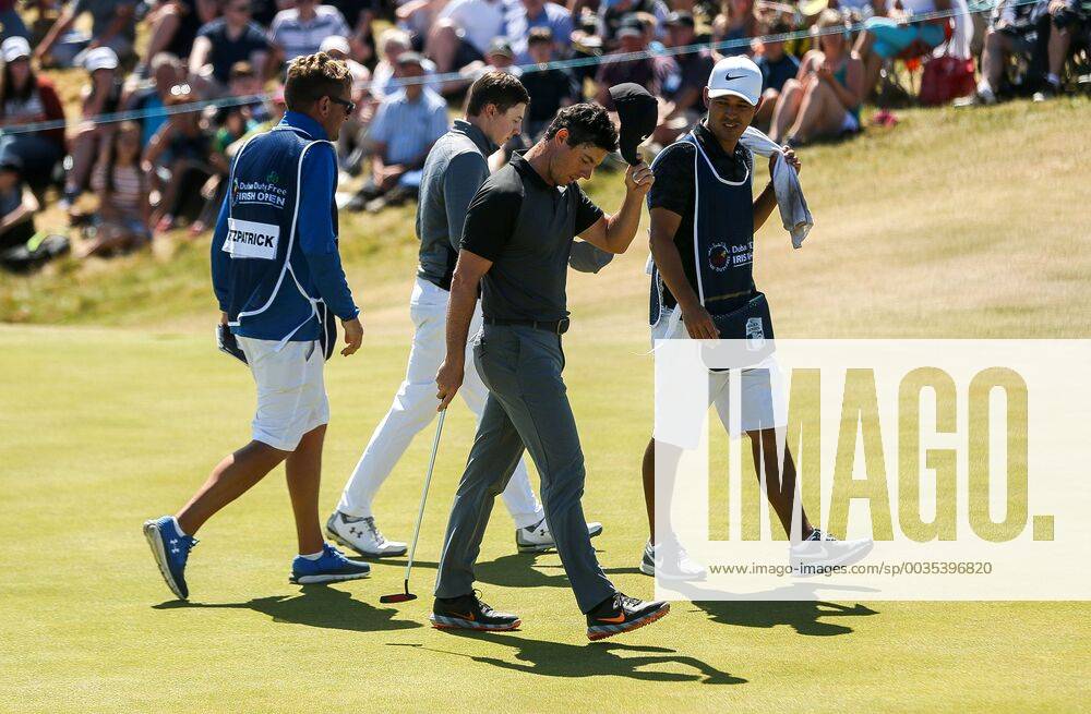 2018 Dubai Duty Free Irish Open - Day 2, Ballyliffin Golf Club, Co. Donegal 6 7 2018 Rory McIlroy salutes the crowd after finishing his round on the 9th Rory McIlroy salutes the crowd after finishing his round on the 9th 6 7 2018