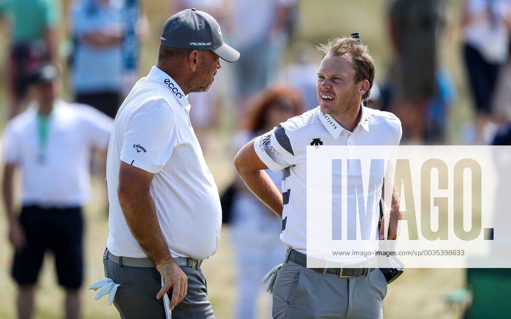 2018 Dubai Duty Free Irish Open - Day 2, Ballyliffin Golf Club, Co. Donegal 6 7 2018 Danny Willett with Thomas Bjorn on the 9th hole Danny Willett with Thomas Bjorn on the 9th hole 6 7 2018