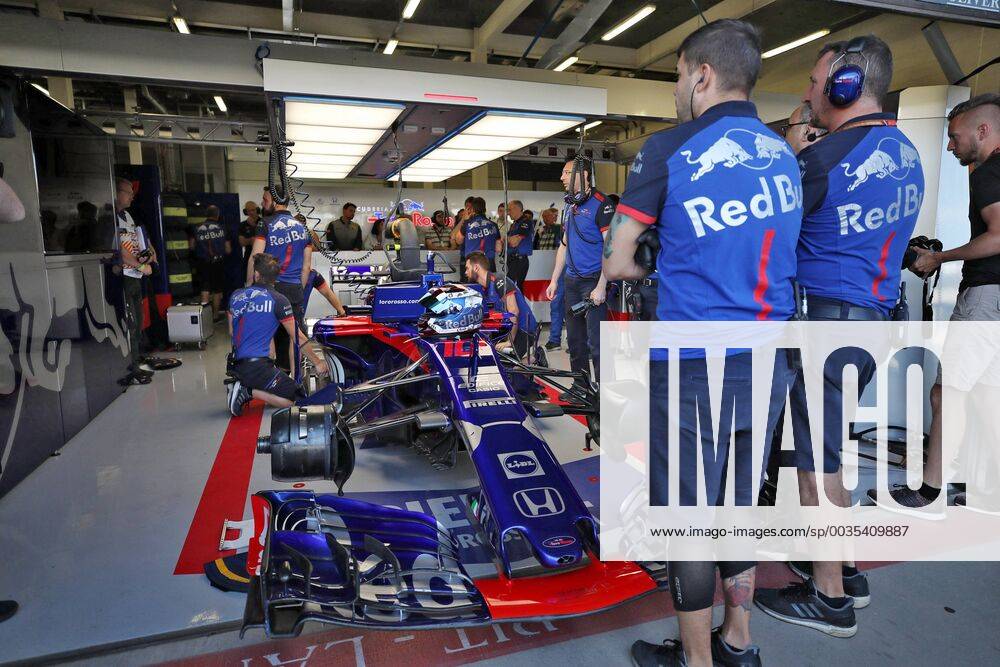 Fahrzeug von Pierre Gasly (Scuderia Toro Rosso) GBR, FIA, Formel 1, Grosser Preis von Grossbritannien Silverstone