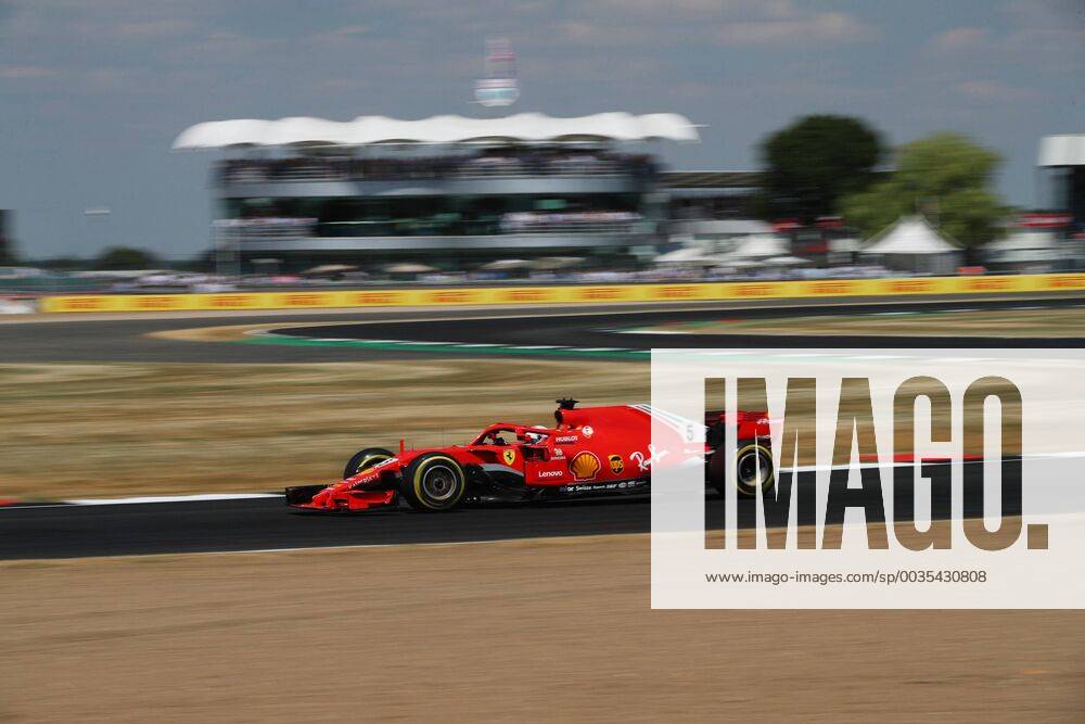 Sebastian Vettel (Scuderia Ferrari) GBR, FIA, Formel 1, Grosser Preis von Grossbritannien, Rennen Silverstone