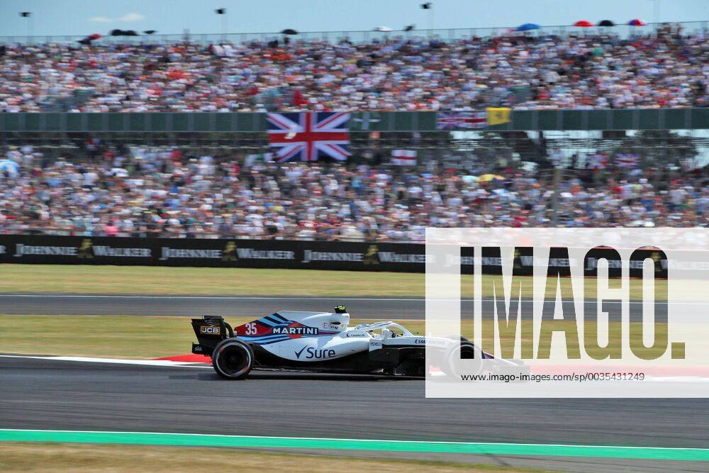 Sergei Sirotkin (Williams Martini Racing) GBR, FIA, Formel 1, Grosser Preis von Grossbritannien, Rennen Silverstone