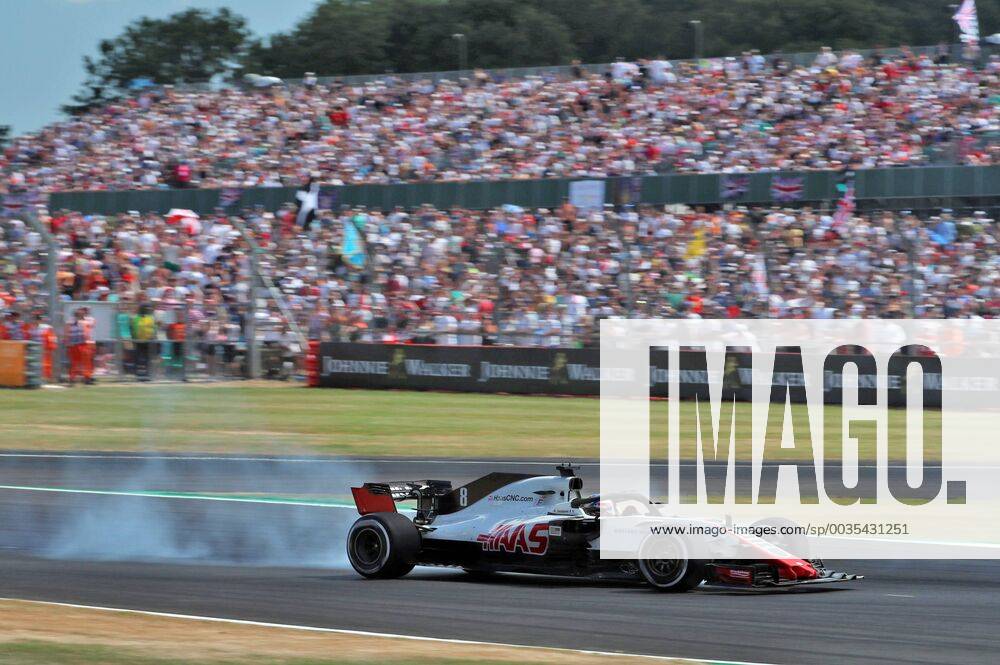 Romain Grosjean (Haas F1 Team) GBR, FIA, Formel 1, Grosser Preis von Grossbritannien, Rennen Silverstone