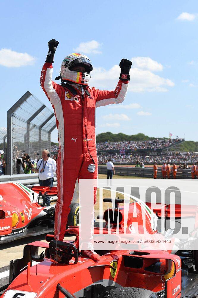 Sebastian Vettel, Scuderia Ferrari, formula 1 GP, Great Britain in Silverstone 08.07.2018 Photo:mspb Jerry Andre Sieger, Sebastian Vettel, formula 1 GP, Great Britain 2018