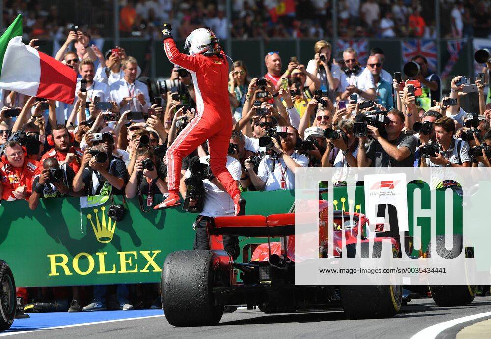Sebastian Vettel, Scuderia Ferrari, formula 1 GP, Great Britain in Silverstone 08.07.2018 Photo:mspb Jerry Andre Sieger, Sebastian Vettel, formula 1 GP, Great Britain 2018