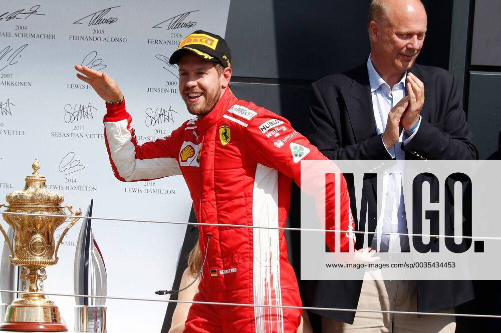 Sebastian Vettel, Scuderia Ferrari, formula 1 GP, Great Britain in Silverstone 08.07.2018 Photo:mspb Jerry Andre Sieger, Sebastian Vettel, formula 1 GP, Great Britain 2018