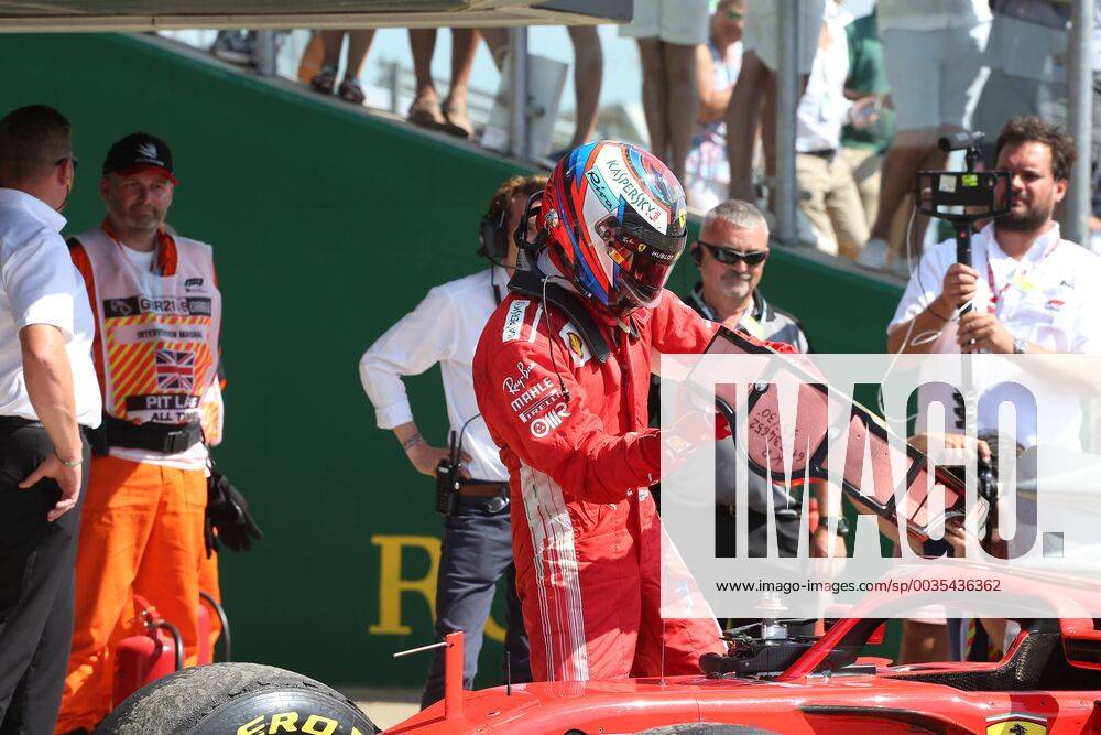 Photo4 LaPresse 08 07 2018 Silverstone, England Grand Prix Formula One England 2018 In the pic: Parc ferme Kimi Raikkonen (FIN) Scuderia Ferrari SF71H