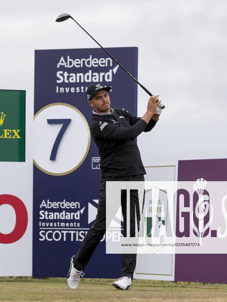 12th July 2018, Gullane Golf Club, Gullane, Scotland; Aberdeen Investments Scottish Open Golf, 1st round; Rickie Fowler on the 7th Tee ActionPlus12046722 AlanxRennie